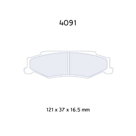 Carbone Lorraine RC6E brake pads - Chevrolet Corvette C5 Z05 (97-05)