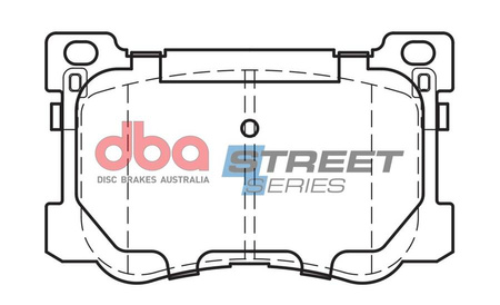 Brake Pads Street Series Ceramic front - DB15021SS HYUNDAI Genesis Coupe DH