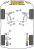 Zestaw śrub regulacji kąta pochylenia PowerAlign (12mm x 60mm) Powerflex road+black Volkswagen Caddy Models & Caddy Mk1 Typ 14 (1985-1996) PFA100-12