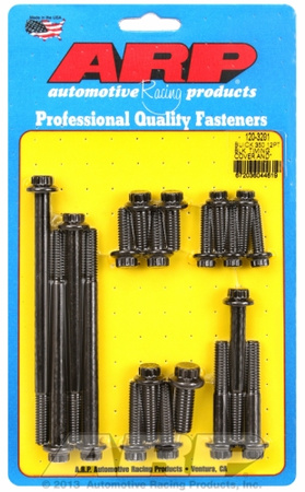 ARP Timing Cover And Waterpump Bolt Kit Buick 350 Black 12PT