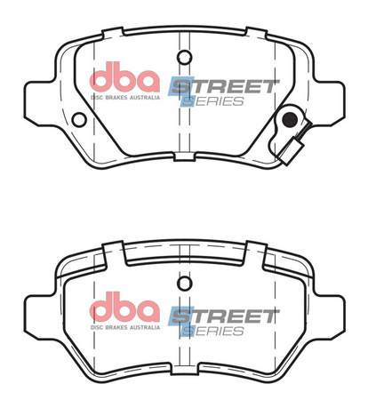 DBA Brake Pads Utcai sorozat hátsó fékbetétek Kerámia - DB1511SS HOLDEN Aust NZ OPEL Astra G OPC H Cabriolet Convertible Twin Top Coupe GTC Combo Tour Meriva Zafira A B VAUXHALL Sport Hatch H888 Astravan