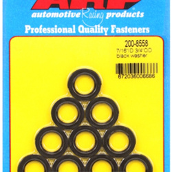 ARP "7/16"ID 3/4"OD .120"TH black washers" (10pcs)