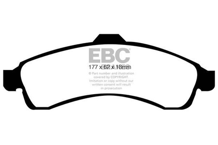 DP1618 -EBC Brakes ULTIMAX2 sorozatú fékbetét készlet