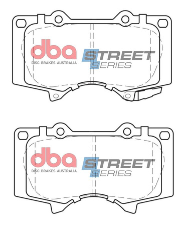 Brake Pads Street Series Ceramic front - DB1482SS LEXUS GX460 GX470 MITSUBISHI Pajero Shogun TOYOTA Aust NZ FJ Cruiser Fortuner AN150 AN50 Hi-Lux Double Cab AHT GUN MRO Extra Single VSC KUN26 Landcruiser GRJ120 GRJ150 HDJ100 KDJ120 KDJ125 KDJ150 KDJ155