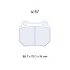 Carbone Lorraine RC5 brake pads - BMW E82 135i Coupe/Cup (07-)