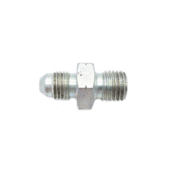 Goodridge adapter 306-04-M12Z1 - egyenes hímivarrású adapter -4JIC M12×1,5 (homorú kúp), horganyzott acélból