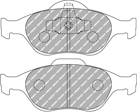 Ferodo Racing DS3000 brake pad front FCP1394R FORD Courier Fiesta 4 5 Fusion Puma Street Ka MAZDA 2 TOYOTA Yaris