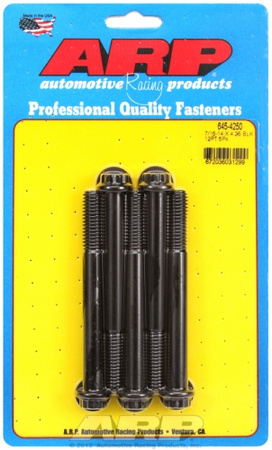 Śruby ARP "7/16""-14 X 4.250 12pt 1/2 wrenching black oxide bolts"5pcs