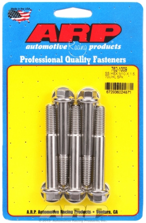 ARP M10 x 1.50 x 70 hex SS bolts (5pcs)