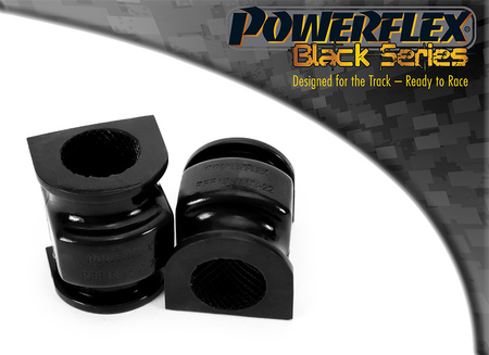 Priekinis apsaugos nuo riedėjimo strypas iki važiuoklės įvorės 22 mm Powerflex poliuretano įvorė Black Series Ford Fiesta Models Fiesta Mk7 inc ST (2008 - 2017) Fiesta Mk7 inc ST (2008 - 2012) PFF19-1503-22BLK