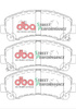 Brake Pads Street Performance front - DB1841SP ISUZU D-MAX Rodeo