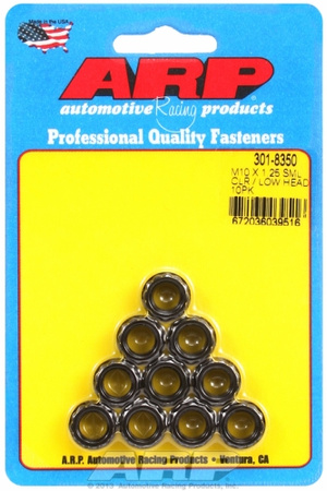 ARP Nut Kit M10 X 1.25 Low Head 12PT 10 Pack