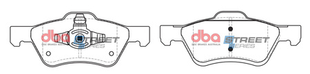 DBA Brake Pads Utcai sorozat első fékbetétek Kerámia - DB1821SS
