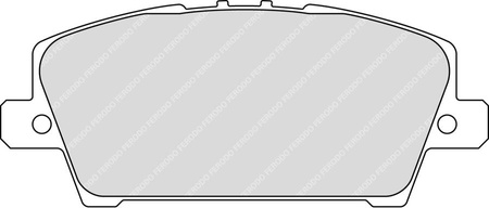 Ferodo Racing DS2500 Vorderradbremsbelag FCP1859H HONDA Civic VIII,