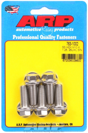 Śruby ARP M10 x 1.25 x 25 hex SS bolts (5pcs)