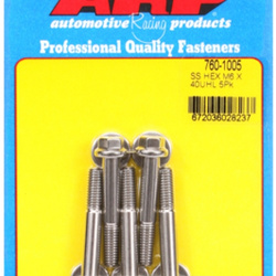 Śruby ARP M6 x 1.00 x 40 hex SS bolts (5pcs)