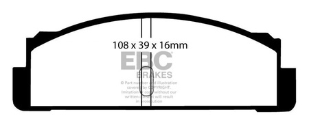 DP133 - Ein Satz Bremsbeläge serie ULTIMAX2 EBC Brakes