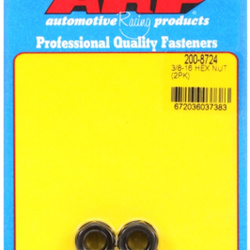 ARP 3/8-16 black hex nut kit (2pcs)