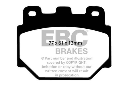 DP195 - Zestaw klocków hamulcowych seria ULTIMAX2 EBC Brakes