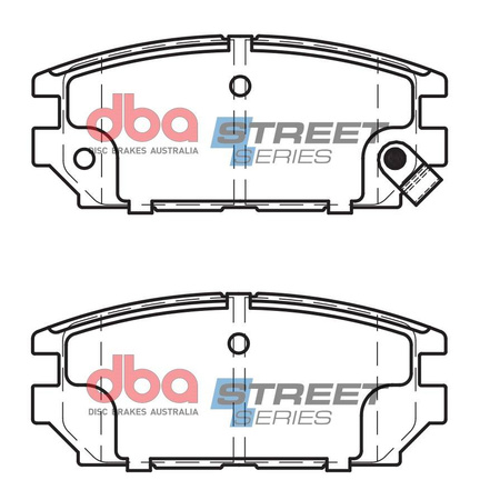 Brake Pads Street Series Ceramic rear - DB1238SS MITSUBISHI Aust NZ Chariot Galant Legnum Sigma Space Wagon