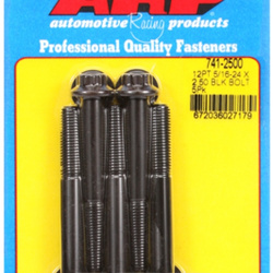 ARP "5/16""-24 x 2.500 12pt black oxide bolts" (5pcs)