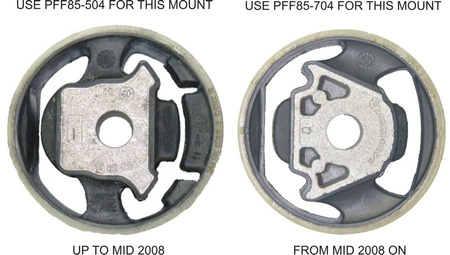 Polyurethan buchsen Powerflex Volkswagen Golf Mk5 GTI & R32 PFF85-504 Nummer im Diagramm: 4