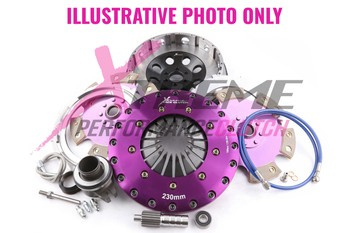 Xtreme Performance - 230mm Rigid Ceramic Twin Plate Clutch Kit Incl Flywheel & CSC 1800Nm
