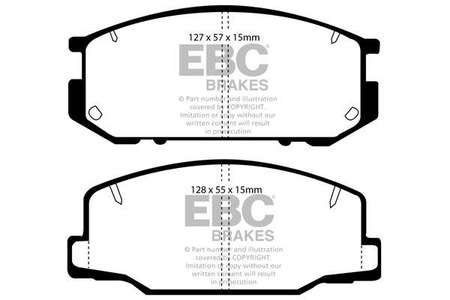 DP877 - Zestaw klocków hamulcowych seria ULTIMAX2 EBC Brakes