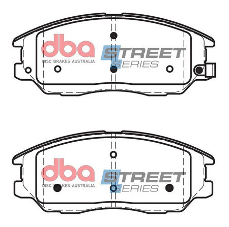 DBA Brake Pads Utcai sorozat első fékbetétek Kerámia - DB1684SS
