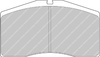 Ferodo Racing DS3000 első fékbetét FRP3042R PORSCHE 993