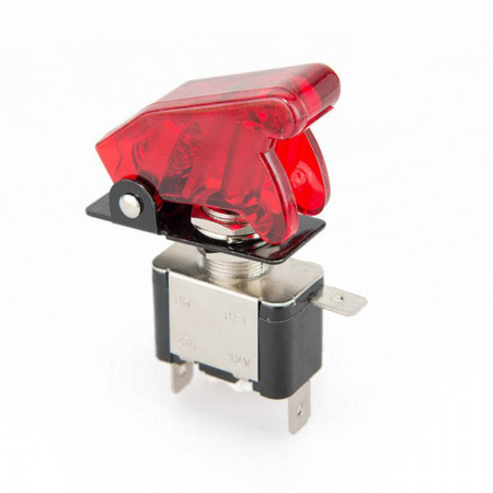 Electric switch with LED and IRP cover