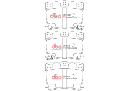 Bremsbeläge hinten DBA Brake Pads Xtreme Performance - DB1390XP MITSUBISHI Challenger Shogun Sport