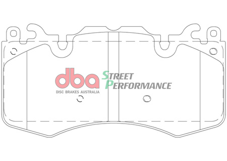 Brake Pads Street Performance front - DB2204SP LAND ROVER Discovery 5 Range L322 L405 Sport L320 L494