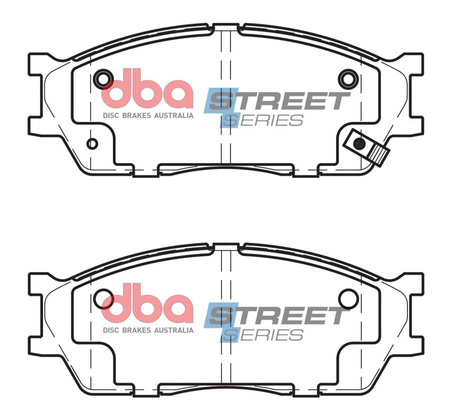 DBA Brake Pads Utcai sorozat első fékbetétek Kerámia - DB1805SS KIA Mentor Rio DC Shuma