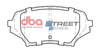 Brake Pads Street Series Ceramic front - DB2063SS MAZDA MX5 Mk3 NC