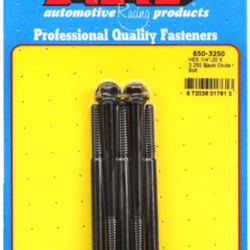 Śruby ARP "1/4""-20 X 3.250 hex black oxide bolts" (5pcs)