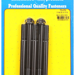 Śruby ARP "7/16""-20 x 4.750 hex black oxide bolts" (5pcs)