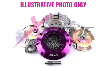 Xtreme Performance Nissan 100NX / Almera I / Primera (P11) / Sunny III - 200mm Rigid Ceramic Twin Plate Clutch Kit Incl Flywheel 1200Nm
