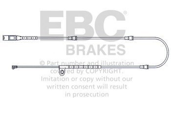 EFA141 - Czujnik zużycia klocków hamulcowych EBC Brakes