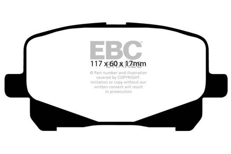 DP1399 -EBC Brakes ULTIMAX2 sorozatú fékbetét készlet
