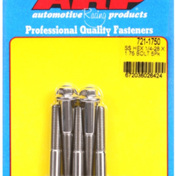 Śruby ARP "1/4""-28 x 1.750 hex SS bolts" (5pcs)
