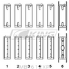 King pagrindinio guolio apvalkalas Ford/Volvo 2.5L 5-cyl - MB 612XP0.25