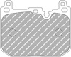 Ferodo Racing DS2500 első fékbetét FCP4872H MINI F55 F56 CLUBMAN F54 Convertible F57 COUNTRYMAN F60 