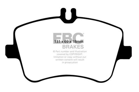DP41365R - Ein Satz Bremsbeläge serie YELLOWSTUFF EBC Brakes