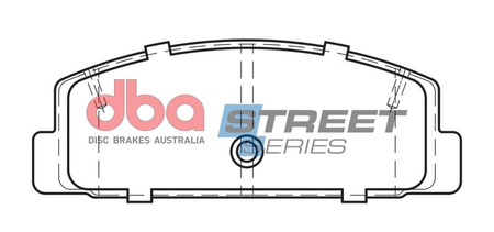 DBA Brake Pads Utcai sorozat hátsó fékbetétek Kerámia - DB1760SS DAIHATSU Charade MAZDA 323 6 GG GH GY 626 Estate Capella Familia Premacy 7 Seater RX7 FC FD1 FD3