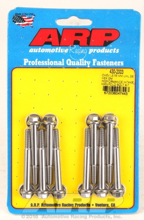 ARP Chevy LS 55mm UHL hex GM Perf intake manifold bolt kit