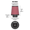 Cone filter K&N - mounting diameter 89mm, height 152mm