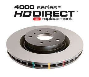 Tarcza hamulcowa przednia DBA 4000 series - plain - DBA42113 FORD Mustang 5th Generation