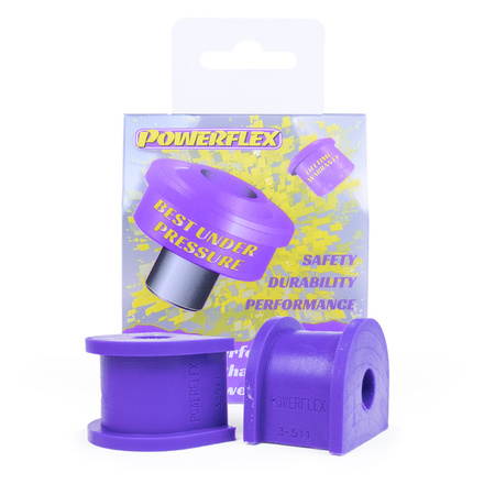 Galinis apsaugos nuo riedėjimo strypo laikiklis 15mm Powerflex poliuretano įvorė Road Series Skoda Octavia Octavia Mk1 1U (1996-2004) Octavia Mk1 Typ 1U 4WD (1996-2004) PFR3-511-15