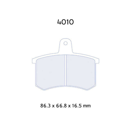 Carbone Lorraine RC6 brake pads - VW Golf 2 1,8 GT/GTI (83-91)